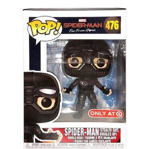Funko Pop Marvel Spider-Man Stealth Suit Black Figure #476 Exclusive